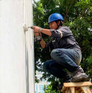Pemasangan CCTV gedung