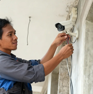 Pemasangan CCTV pabrik