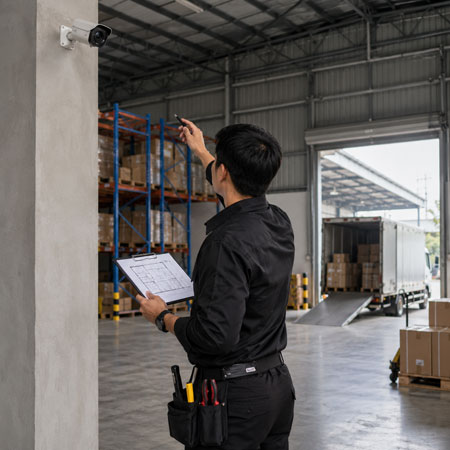 Survei CCTV Gudang Cikarang